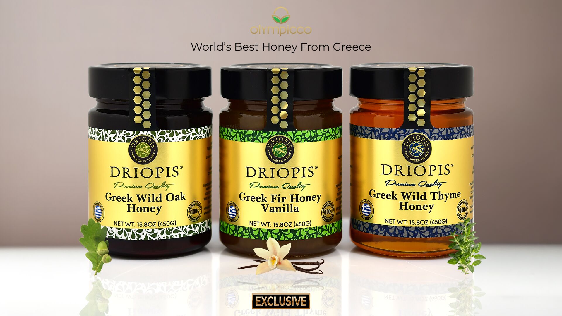 DRIOPIS Greek Premium Honey