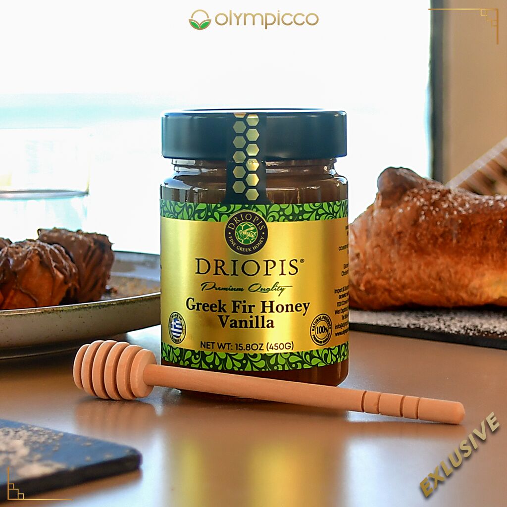 DRIOPIS Greek Vanilla Fir Tree Honey 